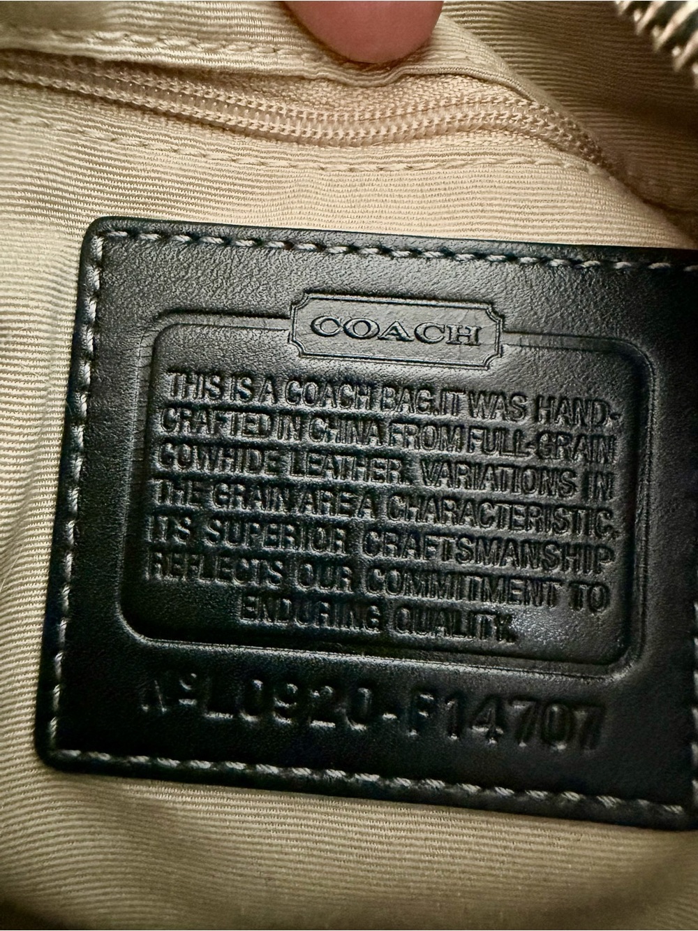 Coach Black Leather Hobo Shoulder Bag - Picture 6 of 8